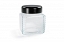 Glass storage jar "Rondo" 0,25 L, black